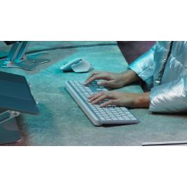 Logitech MX Keys S Teclado Inalámbrico Iluminado Avanzado de alto rendimiento, full-size con teclado numérico, multidispositivo, USB-C