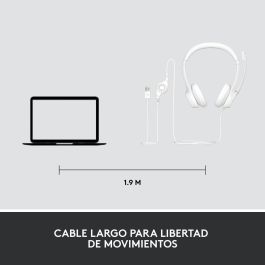 Auriculares Logitech H390 Blanco