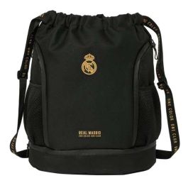 Mochila Saco Infantil Real Madrid C.F. Negro 35 x 40 x 1 cm