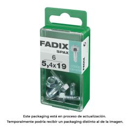 Caja s 6 unid. tornillo rosca chapa hexagonal autot. 5,4x19mm fadix Precio: 2.50000036. SKU: S7913673