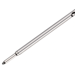 Belius Recambio Bolígrafo con Rosca Negro Caja 3 Unidades Punta M 1mm Tinta Negra Made in Germany