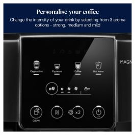 DeLonghi Magnifica Start Milk ECAM220.60.B Máquina Espresso Automática con Espumador de Leche, 1.8L, Negro