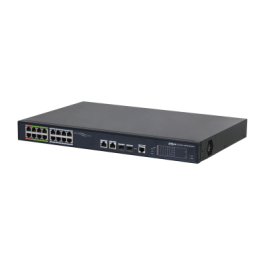 (Dh-Lr2218-16Et-240-V2) Dahua Switch L2 Epoe Gestionable 16 Puertos 10/100 (8 Epoe/Eoc + 8 Poe) + 2 Uplink Combo Gigabit/Sfp Precio: 290.98999963. SKU: B18LB96T3L