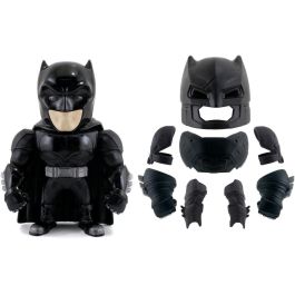 JAVA - Figura metálica de Batman + armadura para crear y personalizar - 15cm