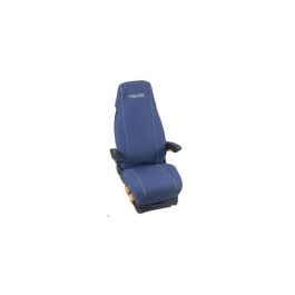 Htc Equipement Funda Algodón Acolchado Azul 100%, con Logo Camión, Superficie Terciopelo y Tejido Micro perforado Ventilado Htc Equipement Funda Algodón Acolchado Azul 100%, con Logo Camión, Superficie Terciopelo y Tejido Micro perforado Ventilado