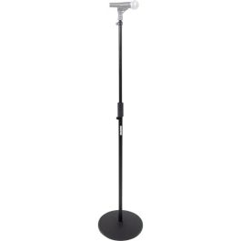 Soporte De Micrófono Recto De Suelo Con Base Redonda De 30Cm