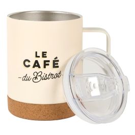 Cook Concept Mug Té Bistrot de Acero Inoxidable 420 ml Colección Bouteille