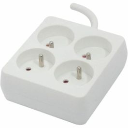 Chacon Bloque Regleta Eléctrica Cuadrada 4 Tomas 16A, Cable 1.5m 3x1.5mm², 3500W 230V - Blanco Precio: 18.69000001. SKU: B1CCBADHDW
