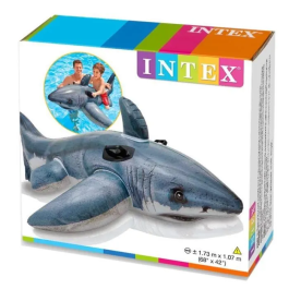 Intex Figura Hinchable Tiburón Blanco 173x107 cm (+ 3 años)