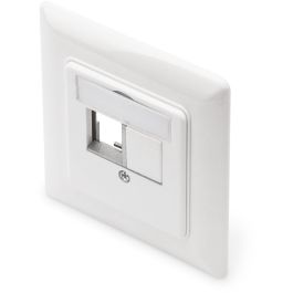 Digitus Panel Frontal Plano para 2 Módulos Keystone RJ45, Cat6a, con Placa Central y Marco, Blanco Precio: 19.98999981. SKU: B1F95PYRZ4