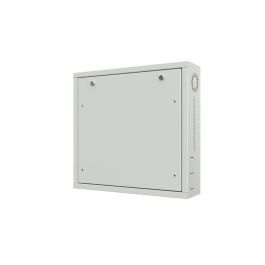 Lanview Armario Rack Mural de Seguridad 19'' 2U Slim con Cerradura Doble para DVR/NVR, Monitor VESA, Ventilación 58x54.6x15 cm