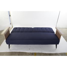 Sofa Cama Urban DKD Home Decor Azul Marron 87 x 81 x 203 cm