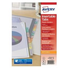 Avery Índices Separadores 12 Pestañas A4 Colores Transparentes Polipropileno Precio: 4.68999993. SKU: B13G4J64L3