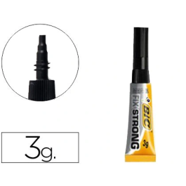 Bic Pegamento Instantáneo Fix Strong 3gr Adhesivo Extra Fuerte Plástico Madera Porcelana Precio: 2.50000036. SKU: B1AN82EASR