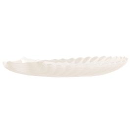 DKD Home Decor Hangzhou design 26a Bandeja Vaciabolsillos Mediterraneo Cristal Blanco 17 x 17 x 2.3 cm (6 Unidades)