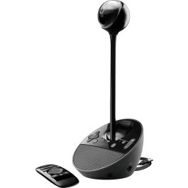 Logitech BCC950 Sistema de Videoconferencia Todo en Uno con Cámara HD Motorizada, Altavoz y Micrófono Cancelación Ruido para 1-4 Personas