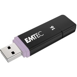 Emtec K100 P10 Stick USB 2.0 16GB Pack de 10 Unidades Negro y Multicolor para Windows, Mac, Linux
