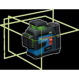 Bosch Professional GLL 12V-100-33 CG Láser de Línea (3 Líneas Láser 360°, Alcance 100m, Maletín L-BOXX)