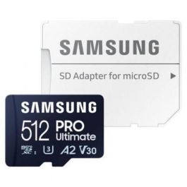 Samsung MB-MY512S 512 GB MicroSDXC UHS-I, Velocidad Lectura 200 MB/s, Escritura 130 MB/s, Clase U3/V30, Resistente Samsung MB-MY512S 512 GB MicroSDXC UHS-I, Velocidad Lectura 200 MB/s, Escritura 130 MB/s, Clase U3/V30, Resistente