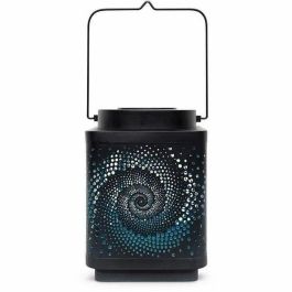 Garden Id Linterna solar Attract Azul 11 x 11 h15 cm Autonomía 6-8 horas Móvil Botón encendido/apagado