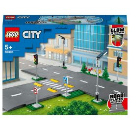 LEGO 60304 Intersección para montar, Juego de Construcción de Ciudades con Paneles y Carreteras para Montar Precio: 32.49999984. SKU: S7171499
