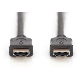 Digitus Cable HDMI High Speed A M/M 3.0m, Ultra HD 60p, Chapado en Oro para Conexión Ethernet y ARC