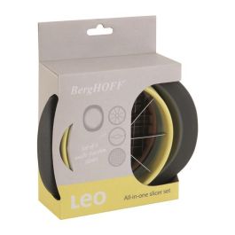 Berghoff 3950020 Set Cortador Frutas y Verduras Rápido, Seguro y Fácil con Cuchillas Intercambiables de Acero Inoxidable