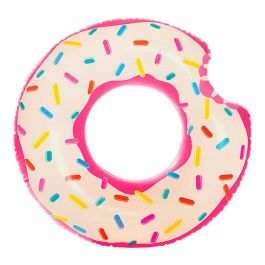 Rueda Hinchable Intex Donut Rosa 107 x 99 x 23 cm (12 Unidades)