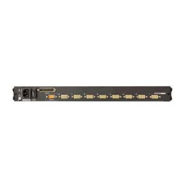 Aten KVM Switch LCD de 17" con Consola Única y Riel, 8 Puertos PS/2-USB VGA para hasta 256 PCs