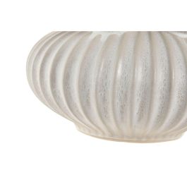 DKD Home Decor Jarron Mediterraneo Crema Ceramica 28 x 35 x 28 cm