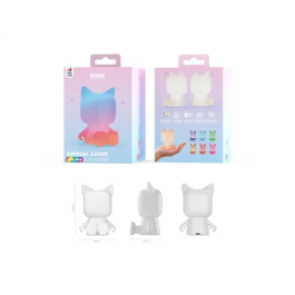 Wondee Lámpara Animal Silicona Luz Nocturna Infantil Recargable USB