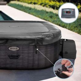 Jacuzzi purespa burbujas greystone deluxe para 4 personas 795 litros 211x211x71 cm Jacuzzi purespa burbujas greystone deluxe para 4 personas 795 litros 211x211x71 cm