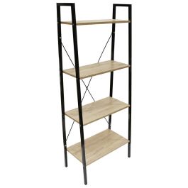 Home Deco Factory Estantería Loka 4 baldas madera contrachapada y metal 60x32,5 cm altura 148 cm Home Deco Factory Estantería Loka 4 baldas madera contrachapada y metal 60x32,5 cm altura 148 cm Precio: 41.50000041. SKU: B1C3EBGQ3J