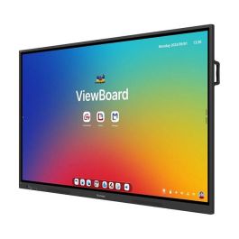 ViewSonic Pizarra Digital Interactiva IFP7534, Pantalla Táctil 75" / 190.5 cm 4K UHD, Android 14, 8 GB RAM, Altavoces 40W, Montaje VESA