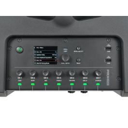 JBLPRO PRX-ONE Columna Amplificada Todo en Uno con Mezclador Digital de 7 Canales y DSP Profesional