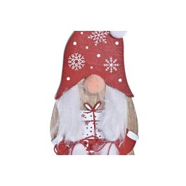 Figura Navidad Tradicional DKD Home Decor Rojo Natural 4 x 24 x 8.5 cm (6 Unidades)