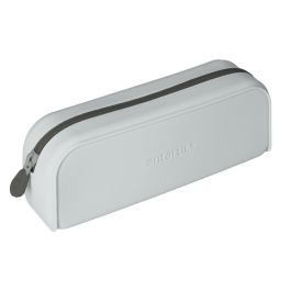 Estuche Portatodo Antartik Prisma Silicona Soft Rectangular 185x50x75 mm Gris