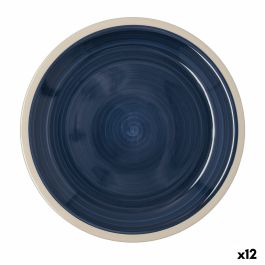 Plato Llano Quid Baltic Beige Cerámica Ø 27 cm (12 Unidades)