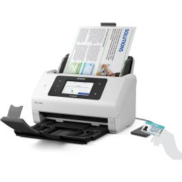 Epson WorkForce DS-800WN Escáner A4 Red y Wifi Autónomo 50ppm/100ipm Alimentador 100 Hojas Dúplex Compatible Open Platform