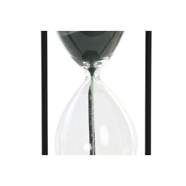 DKD Home Decor Reloj De Arena Colonial Negro Verde Metal Cristal 10.5 x 18.5 x 10.5 cm (2 Unidades)