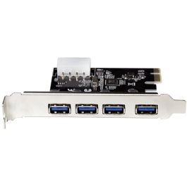 LogiLink PC0057A Tarjeta PCI Express 4 Puertos USB 3.0 (3.1 Gen 1) Interna para PC, 5 Gbit/s con VIA VL805