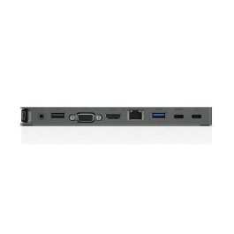 Lenovo Mini Estación de Acoplamiento USB-C - Salidas HDMI/VGA, RJ-45 (Red), 2x USB-A, Audio 3.5mm - Compatible con 4K y HD