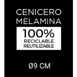 Cenicero Melamina Hostelería 9 cm Black - Inde (18 Unidades) Cenicero Melamina Hostelería 9 cm Black - Inde (18 Unidades)