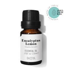 Daffoil Aceite Esencial Eucalipto Limón 10 ml - Aromaterapia, Antiséptico, Repelente Natural Daffoil Aceite Esencial Eucalipto Limón 10 ml - Aromaterapia, Antiséptico, Repelente Natural