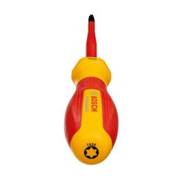 BOSCH Destornillador VDE TX25x100 - Aislado hasta 1000 V con mango de elastómero antideslizante AAAKI07560