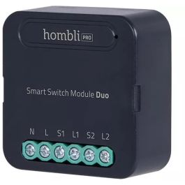 Hombli HBMD-0100 Módulo Interruptor Inteligente Duo Wi-Fi compatible con Amazon Alexa y Google Assistant, Negro Precio: 46.49999992. SKU: B1BWQ74ZLH