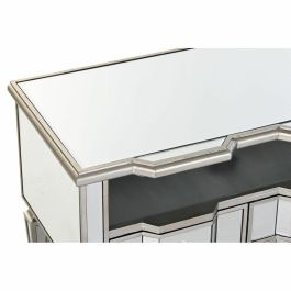 DKD Home Decor Mueble TV Glam con 3 Cajones Plateado, de Espejo y MDF, 112 cm Ancho x 45 cm Fondo x 50 cm Alto DKD Home Decor Mueble TV Glam con 3 Cajones Plateado, de Espejo y MDF, 112 cm Ancho x 45 cm Fondo x 50 cm Alto