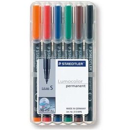 STAEDTLER Rotuladores permanentes Lumocolor S 313 WP6 Colores surtidos 0.4 mm - Pack de 6 Precio: 26.68999971. SKU: B1GXYTQ6ZY