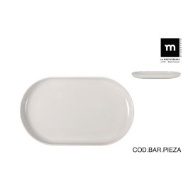 La Mediterranea Fuente Ovalada Ivory Nordic Brillo 25 x 15 x 2.2 cm (18 Unidades) Precio: 47.79000028. SKU: B1GFG7TZD8