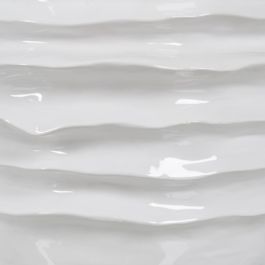 Jarrón Blanco Cerámica Decoración 44,50 X 44 X 46,50 cm